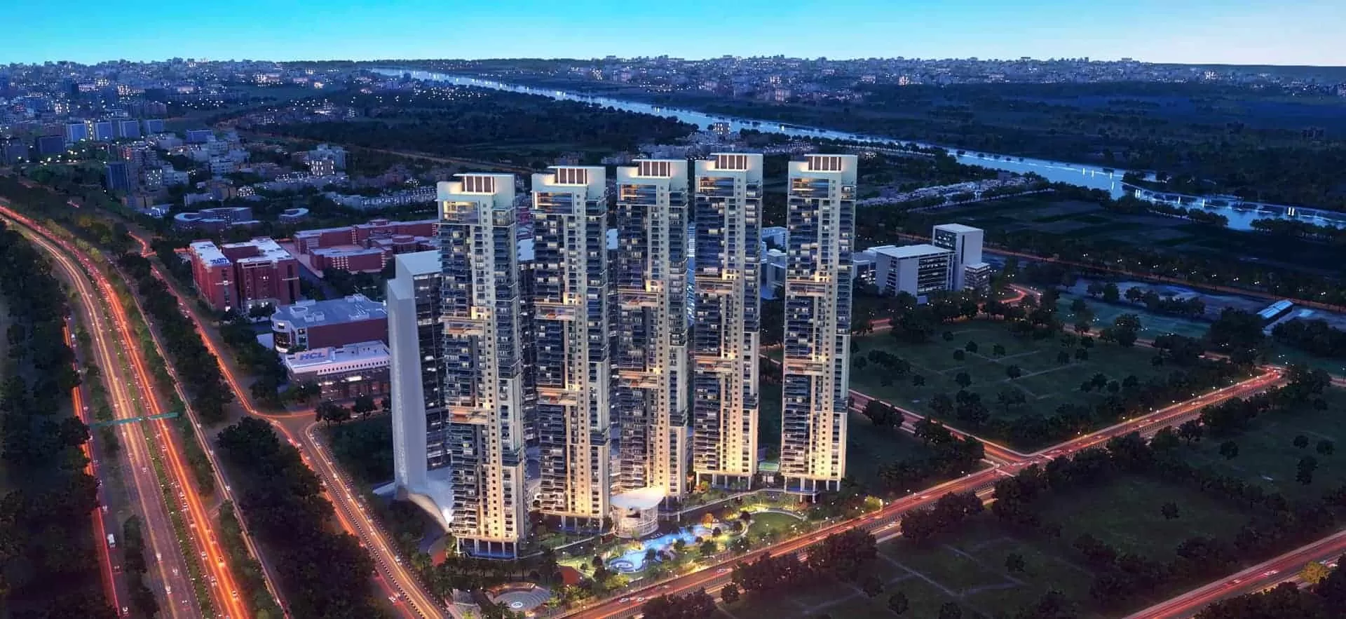 ATS Knightsbridge – Premium Apartments with Panoramic Views of Yamuna River